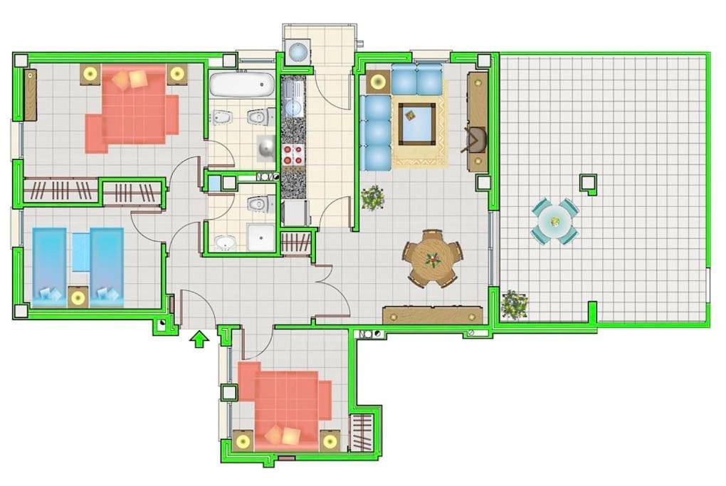 Piso Bajo 3 Habitaciones 2 Banos Y Gran Terraza Дения Екстериор снимка
